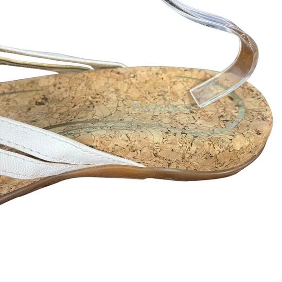 Aetrex Taylor Womens White Sandals Thongs Slides Flip Flops Summer Shoes 8.5 - Picture 4 of 16